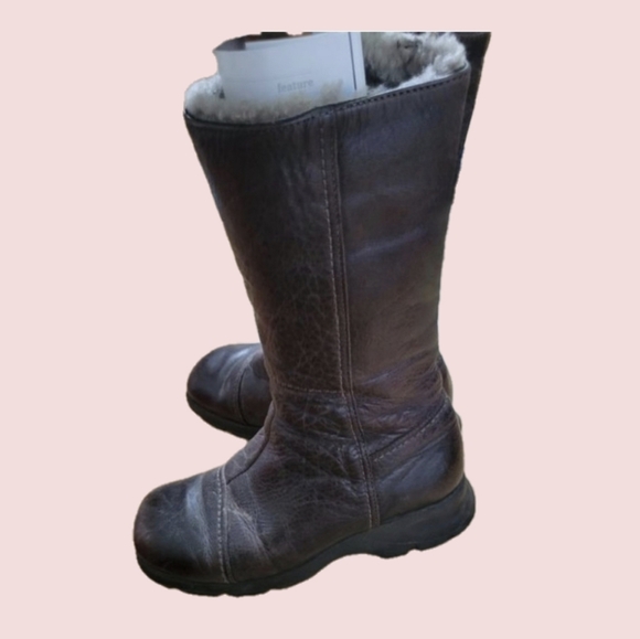 La Canadienne Brown Leather Winter Boots – Size 6.5 | Insulated - Picture 2 of 5